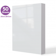 Carta fotografica lucida bifacciale HUSPER A4 50 fogli 120/140/160/180/200/240/260/300 g/m2 per carta da stampa lucida per stampante a getto d'inchiostro