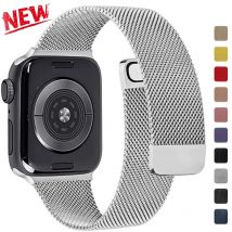 Armband für Apple Watch Band 10 46MM 44mm 45mm 41 49 42mm 40 45 Milanaise-Schlaufe Armband für iWatch Serie 11 9 7 8 4 5 6 SE Ultra2