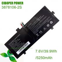 CP Laptop Akku 3878106-2s 7,6 V/5250mAh/39,9 Wh für Akoya E2291 E2292 E2293 E2294 Serie Notebook