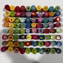 20 Stück verschiedene Stempel für Kinder, selbsttinte Stempel, Kinderspielzeug, Anima, Smiley-Gesicht, Siegel, Scrapbooking, DIY, Malerei, Fotoalbum, Dekor ﻿
