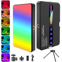 FANGTUOSI Full Color RGB Video Light 2700K-6500K LED Photography Lighting Dimmable Camera Light Live Videography Fill Lamp