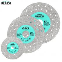 LEKOMESH Dia75/115/125 mm ultradünne Schleif-Trennscheibe, 1 Stück, Felssägeblatt, Marmor, Porzellan, Fliesen, Glas, Multi-Loch-Schneidplatte