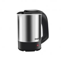 Mini Hervidor eléctrico de acero inoxidable para té y café, hervidor de agua portátil de viaje de 1000W, 0,5l, para viaje familiar en Hotel