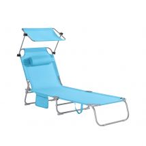 SoBuy OGS48 Bolsa lateral tumbona de jardín tumbona columpio para jardines, patios, playas y