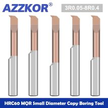 AZZKOR MQR Kopier-Bohrwerkzeuge mit kleinem Durchmesser, Wolframstahl-Hartmetall, CNC-Maschine, seismisch beständig, interne Nut-Bohrwerkzeug