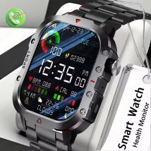 2025 New Military Smart Watch Men Outdoor 2.01" Al Voice Bluetooth Call Smartwatch Surprise Gift Outdoors For Android & IOS Male