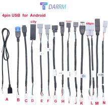 Adattatore cavo convertitore USB originale a 4 pin per auto Android