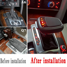 Do Audi A4 B8 A6 C6 C7 A7 S7 S6 Q7 Q5 8r A5 S5 Gałka dźwigni zmiany biegów LED Dźwignia zmiany biegów Drążek zmiany biegów Akcesoria samochodowe