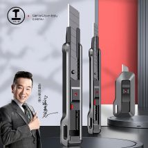 Multi-Taschenmesser, tragbare Allzweckmesser, 9 mm/18 mm Klingen, einziehbare Box, Papierkartonschneider,ж Couteau Art Office Supplies