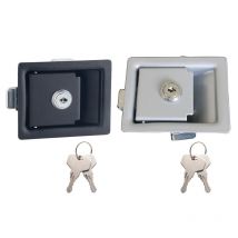 RV Eingangstür schloss mit Paddel Riegel Wohnmobil Anhänger Sicherheits schloss Panel Hardware Universal Metalls chloss