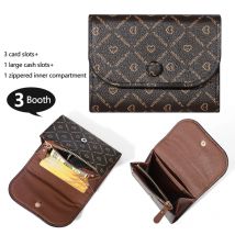 Brieftasche Damenmode Short Zero Wallet Brieftasche mit großer Kapazität Multi Card Pocket Wallet