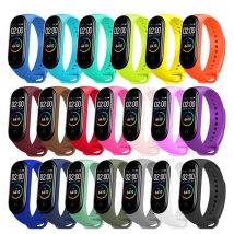 Pasek do zegarka Xiaomi Mi Band 7 6 5 4 3 Silikonowa bransoletka na nadgarstek Correa Mi Band 6 7 5 4 Akcesoria do smartwatcha