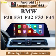 Android 13 Neue Blau Licht Anti Glare Klinge Bildschirm Geeignet Für BMW 3 Serie 4 Seires F30 F31 F32 f33 F34 F36 Auto Multimedia Player