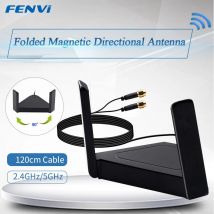 Fenvi antenne kabel dual band 2,4g/5ghz für pci-e desktop wifi adapter rp sma externe rotierende magnet antenne für ax210 router