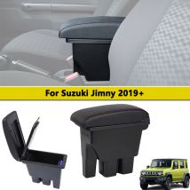 Car Center Armrest Box Assembly Storage Box with USB Ports for Suzuki Jimny 2019-2023 JB74 Retrofit Parts Interior Accessory