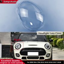 Per BMW Mini F56 2014 2015 2016 2017 2018 Auto Tappi Luce Auto Faro Copertura Della Lampada Caso Lente di Vetro Paralume Faro Borsette