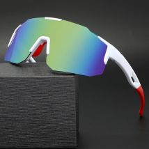 Occhiali da sole da ciclismo senza montatura UV400 Occhiali da sole sportivi da corsa Occhiali da bicicletta MTB Uomo Donna Occhiali da bici da strada maschio femmina