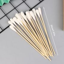 15-100 stücke Frauen Schönheit Make-Up Baumwolle Tupfer Wattestäbchen Make-Up Holz Sticks Nase Ohren Reinigung Kosmetik Gesundheit pflege