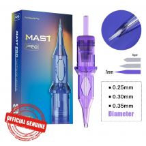 MAST Pro Igły do Kartuszy Tatuażu Okrągły Liner Stożek 7mm Precyzyjne Ostre Przepływ Tuszu Odpowiedni do Tatuażu lub Makijażu Permanentnego (PMU)