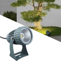 Lámpara LED COB para césped 5W10W20W25W iluminación de jardín al aire libre AC85-265V DC12V impermeable IP65 decoración de jardín focos de paisaje