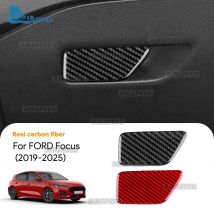 Reale Morbido Adesivo In Fibra di Carbonio Per Ford Focus MK4/Focus ST 2019 2020 2021 2022 2023 2024 2025/Ford Fiesta mk8 2018-2021 Auto Passeggero Anteriore cassetta degli attrezzi