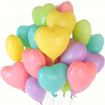 10 stücke 18 Zoll Macaron Herz Folie Helium Ballons Valentinstag Hochzeit Empfang Geburtstag Party Dekoration Lieferungen Luft globos