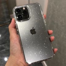 Luxus Glitter Bling Klar Fall Für iPhone 15 14 13 12 11 Pro Max TPU Silikon Für iPhone X XS Max XR 8 7Plus Zurück Abdeckung Fall