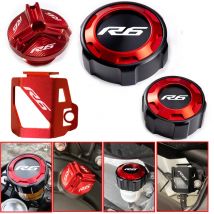 For YAMAHA YZFR6 YZF-R6 YZF R6 2010-2023 R 6 Accessories Front and rear brake fluid oil tank cover liquid storage tank cover