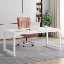 Moderner Computertisch, 63 x 31,5 Zoll großer Chefbüroschreibtisch Computertisch Arbeitszimmer Schreibtisch Workstation