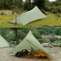 Ultraleichtes 310 g Flysheet-Zelt, wasserdicht, 20D doppelseitige Silikonbeschichtung, Nylon,