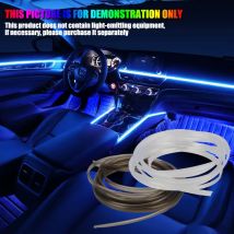 3M/5M/6M/8M Fibra Ottica Al Neon Filo Esteso Striscia Invisibile Guida di Luce Accessori Per Interni Auto Apparecchiature di illuminazione Ambientale
