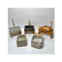 Doll House Mini Kitchen Food Play House Toy Mini Faucet Wash Basin Set (water Available) Doll House Kitchen Furniture Decoration