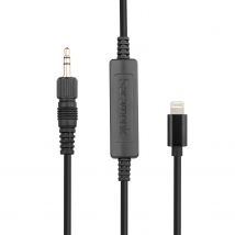 Saramonic LC-C35 Audio Adapter Cable Locking 3.5mm TRS Male to Apple Certified Lightning for iOS iPhone iPad Wireless Microphone