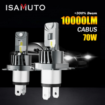 2PCS 56W 6500K Turbo Fari H4 9003 HB2 P43t H7 Ha Condotto La Lampadina Alogena di Ricambio IP68 12V Lampadina 2 Pz ISAMUTO FI281