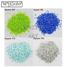 AB Quadrat Bohrer Diamant Malerei Zubehör Strass Mosaik Bunte Steine Harz Stickerei Geschenkherstellung Diamant Kunst 762-907