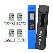 3 in 1 Handheld LED Digital Wasser Qualität Tester TDS EC Meter Bereich Haushalt Wasser Reinheit Temperatur Meter TEMP PPM Tester