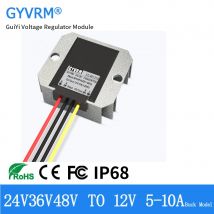 GYVRM 24V 36V 48V 60V a 12V 5A 6A 8A 10A Convertitore DC DC step-down 48V-12V Regolatore di tensione Buck Car Truck Barca Alimentazione