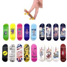 Kreative Mini Finger Skateboard Griffbrett bunte Skate park Ahorn Doppel wippe Sport lager und Palm Slide Board