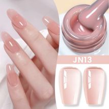 BORN PRETTY 83 Farben 10 ml Jelly Nude Gel Nagellack Herbst Bernstein Halbtransparente Maniküre Soak Off UV LED Nägel Gel Lack