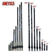 1Pc Bogenschießen Balance Bar Carbon Stabilisator 3/4/5/10/12/26/28/30 zoll Balance Stange Dämpfer für Recurve Verbindung Bogen Jagd Schießen