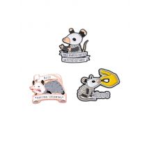 Screaming Porcupine Enamel Pin Animal Mood Perpetual Badge Jewelry Brooch Sweater Backpack Lapel Accessories Gift Wholesale