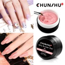 CHUNSHU Nails Tips Glue Gelpolish As Adhesive Base Coat UV LED Gel Nail Polish Acrylic Solution For Quick Builder Extension  DIY