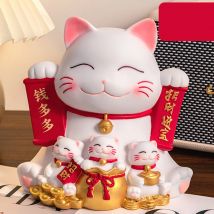 Maneki Neko Katze Sparschwein Tier Statue Katze Figur Sparschwein für chinesische Neujahrs geschenk Haupt dekoration Ostern Geschenke Kinder