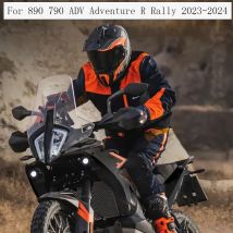Für 890 790 ADV Adventure R Rally 2023-2024 25 Motorrad Acryl Rally Windschutzscheibe Windabweiser Bildschirm Schild Windschutzscheibe Visier