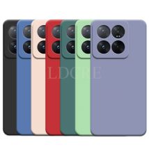Per Xiaomi 14 Pro Custodia in silicone liquido Coque Cover Xiaomi 14 Pro Custodia protettiva in TPU per telefono Mi 14 Pro 13 12 13T Pro Cover