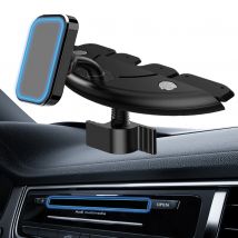 Supporto magnetico per telefono da auto supporto regolabile per Slot per CD in supporto per telefono con magnete cellulare per auto supporto GPS per telefono cellulare universale