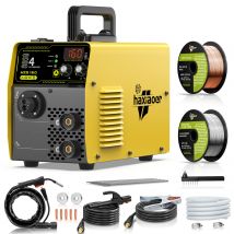 160 A MIG-Schweißgerät, 4-in-1, halbautomatisches Synergegas-MIG/gasloses MIG/ARC/Lift-WIG-MIG-Schweißgerät mit Vollkern und Flussmittelkern