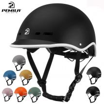 PEMILA Fahrradhelm Erwachsener Fahrradhelm Urban Commuter Verstellbare Fahrradhelme Roller Skate Road MTB Reithelm