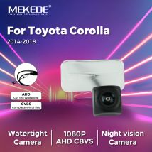 MEKEDE 170 ° Weitwinkelkamera für Toyota Corolla 2014–2018, 1080P, kreisförmige Fisheye-Kamera mit hochauflösender Auflösung