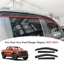 Osłona przeciwdeszczowa Osłona przeciwdeszczowa Osłona przeciwdeszczowa do Ford Ranger Raptor Next Gen 2023 2024 Podwójna kabina Model Osłona przeciwdeszczowa 4PCS